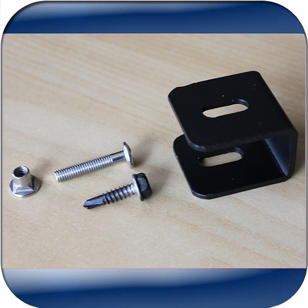 Aluminium Angle Fence Mounting Bracket fits most of our aluminum fences